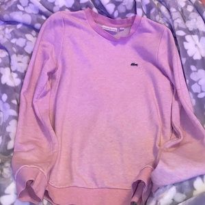 comfy pink crew neck